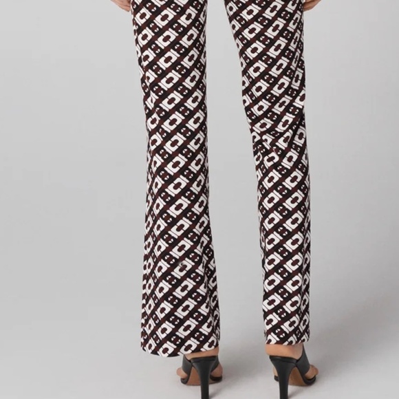 NWT DVF Diane Von Furstenberg Michele Jumpsuit Cane Link Brown Size: US XL - Picture 7 of 9